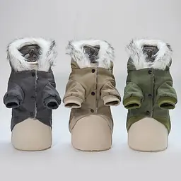Пальто для собак Derby Military Coat, Khaki, M Хакі - мініатюра 6
