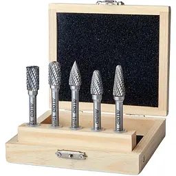Набір борфрез Alloid Building Tools твердосплавних по металу 5 шт. (CB-63254)