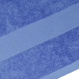 Рушник махровий Home line з бордюром 90х50 см синій (165659) - мініатюра 2