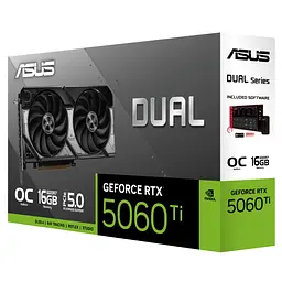 Відеокарта ASUS GeForce RTX5060Ti 16Gb DUAL OC (DUAL-RTX5060TI-O16G) - мініатюра 7