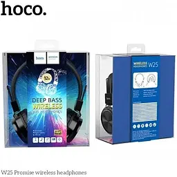 Навушники Hoco Promise W25 Bluetooth з підтримкою карт пам'яті MicroSD та 3.5 AUX сині 6931474710093 - мініатюра 7