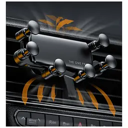 Універсальний автотримач Essager Tourist Gravity Car Mount Phone Holder Black (EZJZL-TR01) - мініатюра 10