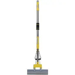 Швабра Eco Fabric PVA-насадка 27 см ручка телескоп 95-126 см 2 віджими (EF-2708) - мініатюра 2