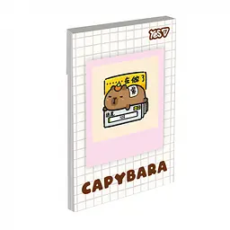 Блокнот Yes Capybara А7 48 аркушів клітинка 1 шт. в асортименті (152574) - мініатюра 9