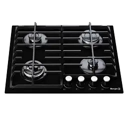 Варильна поверхня газова Borgio 6192-17 FFD black Glass - мініатюра 2