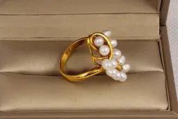 Кільце Xuping Jewelry Гроно велике р 18 золотисте - мініатюра 3