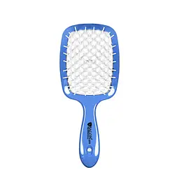 Щітка для волосся Salon Professional продувна 20 см SP0099 SL, Синя з білим
