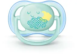 Пустушка Philips Avent Ultra Air з декором, 0-6 міс, 2 шт. (SCF344/20) - мініатюра 2