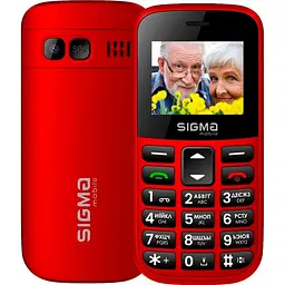 Мобільний телефон Sigma mobile Comfort 50 Easy Red (4827798585221) UA-UCRF [131384] - мініатюра 3