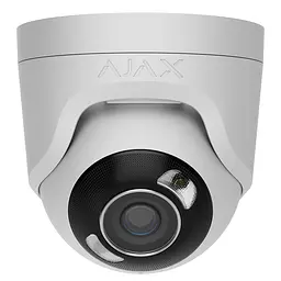 IP-Камера дротова TurretCam HL white, 8мп, 2.8мм, гібридне підсвічування IR 50м, білий Led 50м, Ajax teh0015977 - мініатюра 2