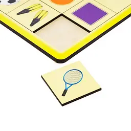 Дерев'яний пазл-вкладиш "Асоціації - 3", 25 плашок Ubumblebees 1х31х24 см det0009890 - мініатюра 3