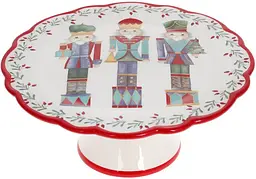 Підставка для торта "Лускунчик", кераміка Bona 21,6х21,6х9,6 см kuh0007946