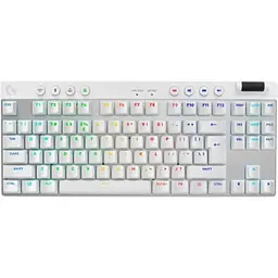 Клавiатура бездротова Logitech G Pro X TKL Lightspeed White Tactile (920-012148)