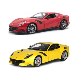 Автомодель - FERRARI F12TDF (асорті жовтий, червоний, 1:24) Bburago 18-26021
