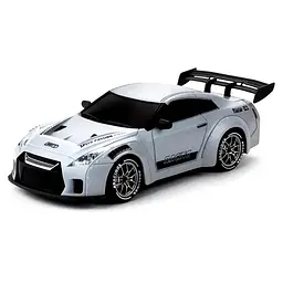 Машинка для дрифта на радіокеруванні Nissan GT-R S815 1:24 4WD з LED-підсвіткою (Сірий)
