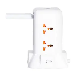 Мережевий фільтр-подовжувач TOWER 6 розеток 3USB + 1PD 2,8 метри Yiwu HP-5-1 - мініатюра 22