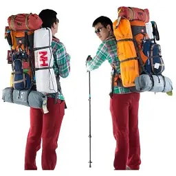 Рюкзак Naturehike NH70B070-B 70 л + 5 л помаранчевий - мініатюра 5