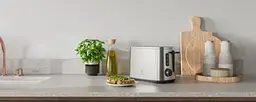 Тостер 800Вт, дисплей, метал Electrolux kuh0014863 - мініатюра 3