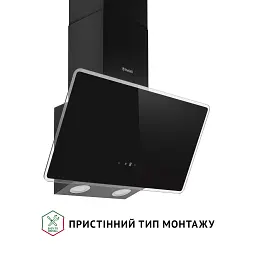 Витяжка декоративна похила Perfelli VICCO 6HSR NERO - мініатюра 2