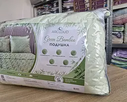 Подушка силіконова ArCloud Green Bamboo 50х70 - мініатюра 3