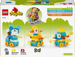 Конструктор LEGO DUPLO Town Тварини на колесах 3в1 58 деталей (10448) - мініатюра 17