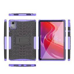 Чохол Steel Armor броньований Lenovo Tab M11 2024 TB330 TB331 Фіолетовий - мініатюра 2