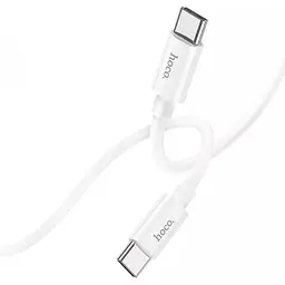 Дата кабель Hoco X87 Magic Type-C to Type-C PD 60W (1m) White - мініатюра 3