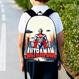 Рюкзак дитячий Ультрамен «Ultraman» 34х27см, міський ранець для хлопчика з принтом (00570)
