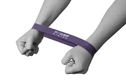 Гумка для фітнесу Power System Excercise Band PS-4029 Medium Purple - мініатюра 3