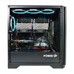Двопроцесорна робоча станція Power Up #588 Xeon E5 2673 v4 x2/32 GB/SSD 512 Gb/NVIDIA Quadro RTX4000 8 Gb - мініатюра 2