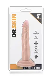 Фалоімітатор Dr. Skin Mini Cock 5 14.6 см тілесний - мініатюра 2