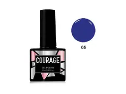 Гель-лак COURAGE 10мл для нігтів №005 Синій