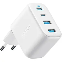 Мережевий зарядний пристрій Anker Zolo Charger - 50W, 2xUSB-C & 2xUSB-A White (7285027)