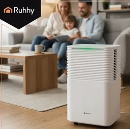 Осушувач повітря Ruhhy DRYZIX Smart WiFi (12 л/добу), поглинач вологи 200 Вт, бак 2 л - мініатюра 2