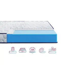 Матрац Highfoam Largo Slim New, ортопедичний двосторонній 80 x 190 см (4820001347517) - мініатюра 2