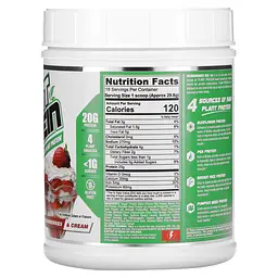 Рослинний Протеїн Plant Protein - 567г Полуниця та вершки - мініатюра 2