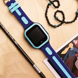 Дитячий розумний GPS годинник з відеодзвінком Wonlex KT24s Blue (SBWKT24SBLUE) - мініатюра 4