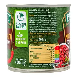 Квасоля Верес Чилі по-мексиканськи 400 г - мініатюра 4