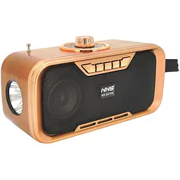 Радіоприймач з ліхтариком Voltronic NSS270B Wireless speaker, акумулятор, на сонячних
