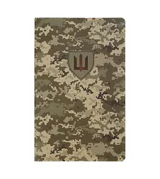Блокнот А5 64 арк. BUROMAX Military з водонепроникного паперу клітинка піксель (BM.295190-04)