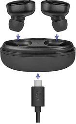 Гарнітура Defender Twins 635 TWS Bluetooth Black (63635) - мініатюра 3