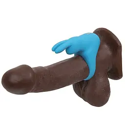 Ерекційне віброкільце Happy Rabbit Rechargeable Cock Ring, 6.7 см (блакитний) - мініатюра 2