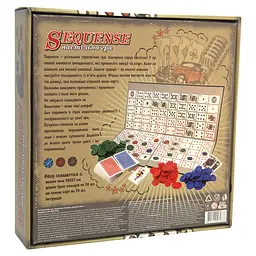 Настільна гра "Sequense" (укр.) Strateg 30х30х7,5 см det0007231 - мініатюра 3