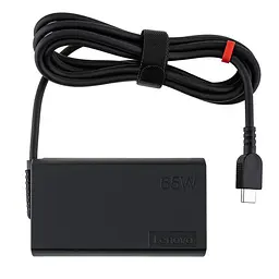 Блок живлення для ноутбука Lenovo TYPE-C 65W Чорний OVALE - мініатюра 2