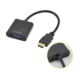 Перехідник ST-Lab HDMI male to VGA F (з кабелями аудіо і живлення від USB) (U-990) - мініатюра 9