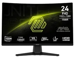 Монітор MSI 23.6" MAG 242C Curved FHD VA 180Hz (9S6-3BC31T-009)