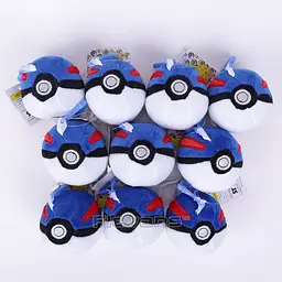 М'яка іграшка-брелок Pokemon GO Покебол Рokebol 8см 33.5 - мініатюра 2