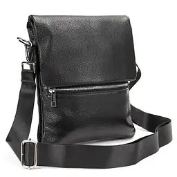Шкіряний чоловічий месенджер із клапаном Tiding Bag M56-2056A - мініатюра 1