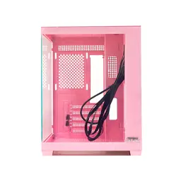 Корпус GTL Gaming Infinity, Pink, без БЖ, Mid Tower, Micro ATX / Mini ITX, 1xUSB 3.0 / 2xUSB 2.0, макс. CPU - 160 мм / VGA - 320 мм, бічна та передня панель із загартованого скла (GTLN275-1P) - мініатюра 2