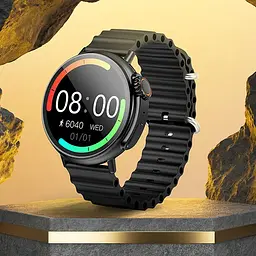 Смарт-годинник Hoco Y18 Smart sports watch (call version) Black - мініатюра 3